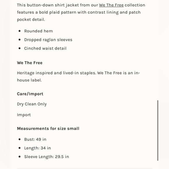 Free People We the Free Down for You Plaid Jacket - Picture 6 of 7